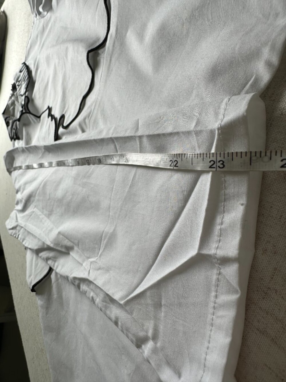 NWT Vivetta Bratislava Poplin Cotton Blouse White Whimsical Scalloped Top IT 40 - Picture 13 of 13